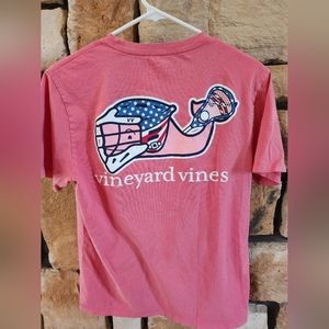 Vineyard Vines Short Sleeve LAX Lacrosse Tee Small